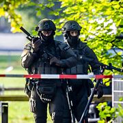 Polisen i staden Aarau.