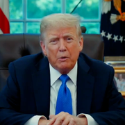 Trump meddelar inreseförbudet.