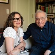 Regissören Rebecca Miller och Martin Scorsese 