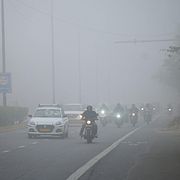 Luftföroreningar i New Delhi.