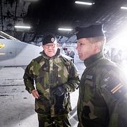 ÖB under ett besök på Island.