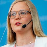 Julia Kronlid, vice partiordförande för Sverigedemokraterna. 