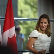 Kanadas utrikesminister Christya Freeland