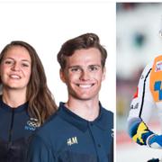 Fyra av de nya OS-deltagarna, arkivbild på Emil Jönsson