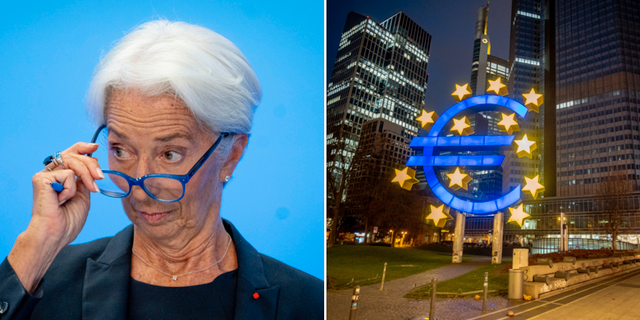 ECB Höjer Räntorna Med 50 Punkter Trots Bankfrossan