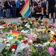 Minnesplatsen utanför Brandenburger Tor i Berlin.