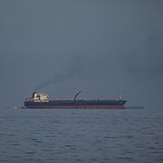 En oljetanker på Hormuzsundet