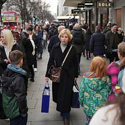 Shoppinggatan Oxford Street i London.