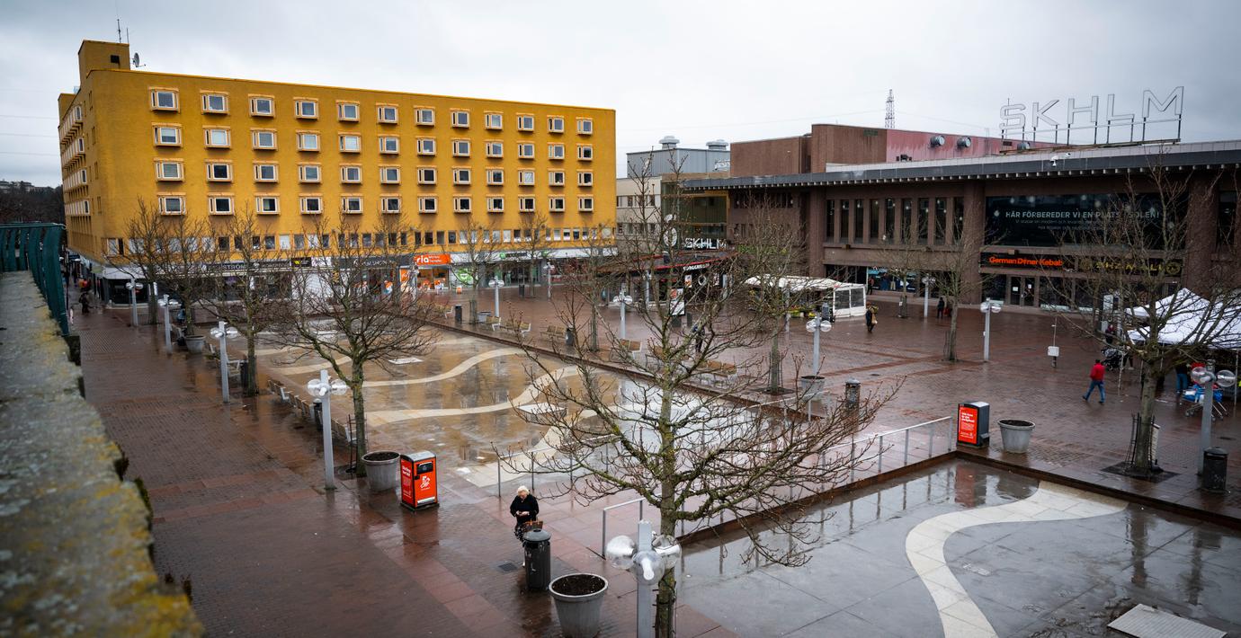 Skärholmen centrum i södra Stockholm.