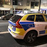 Polisbil i Malmö. Arkivbild. 