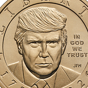 Myntet, trump.