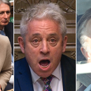 Theresa May, John Bercow och Kenneth Clark.