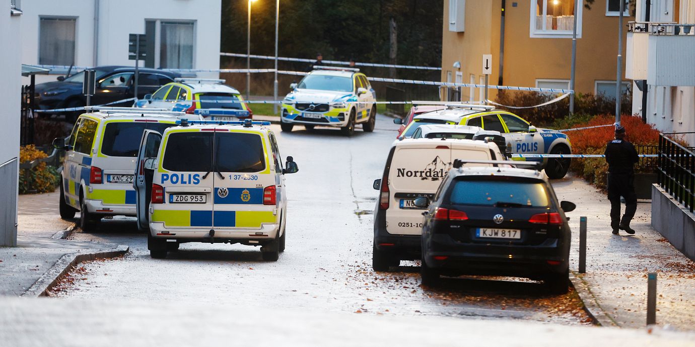 Polis i Bagarmossen.
