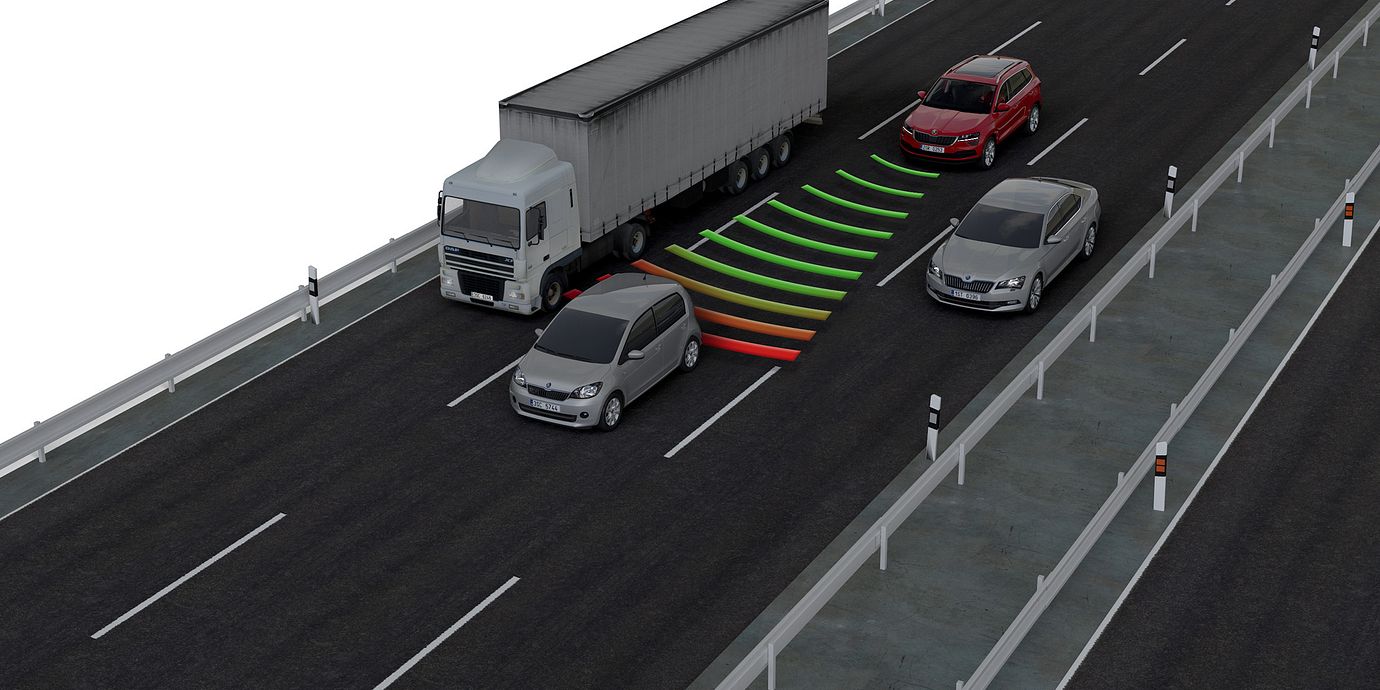 Autobroms och adaptiv farthållare standard.