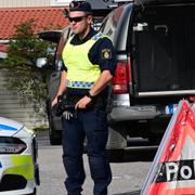 Polisinsatsen i Vallentuna förra hösten.