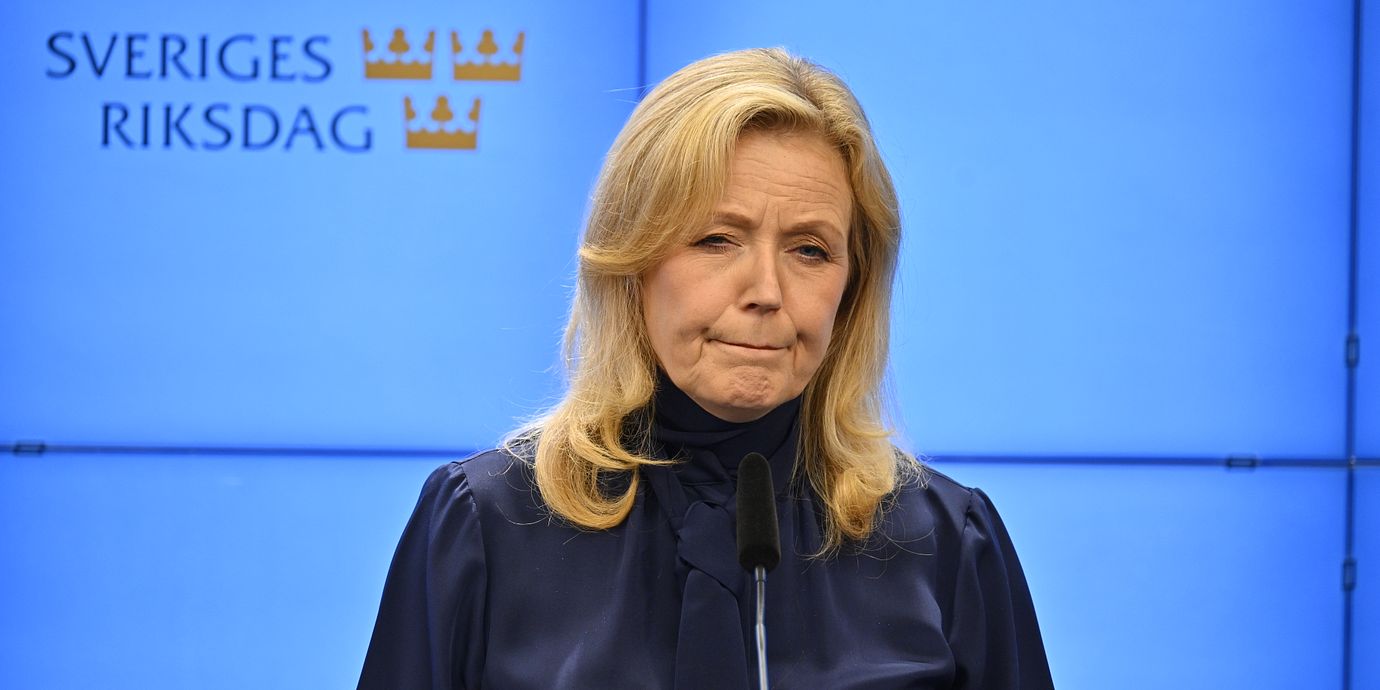 Centerpartiets partiledare Elisabeth Thand Ringqvist.