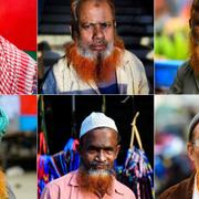 Moderiktiga män i Bangladesh.