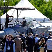 Saab Gripen visas upp i Kanada i maj i år.