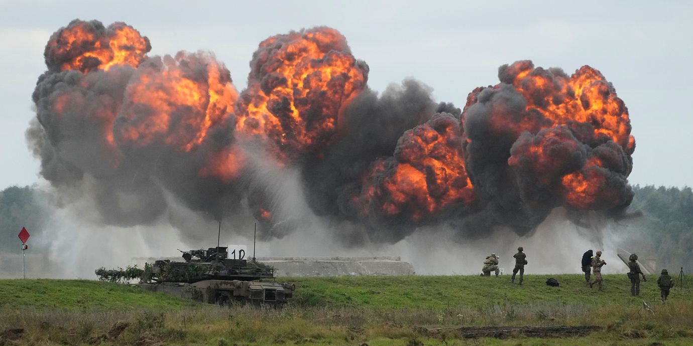 Bild från en Natoövning i Polen förra året.