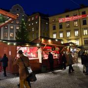 Arkivbild: Julmarknaden i Gamla stan, Stockholm