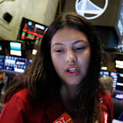 Illustrationsbild. Investerare på Wall Street.