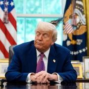 Trump i Vita huset. 