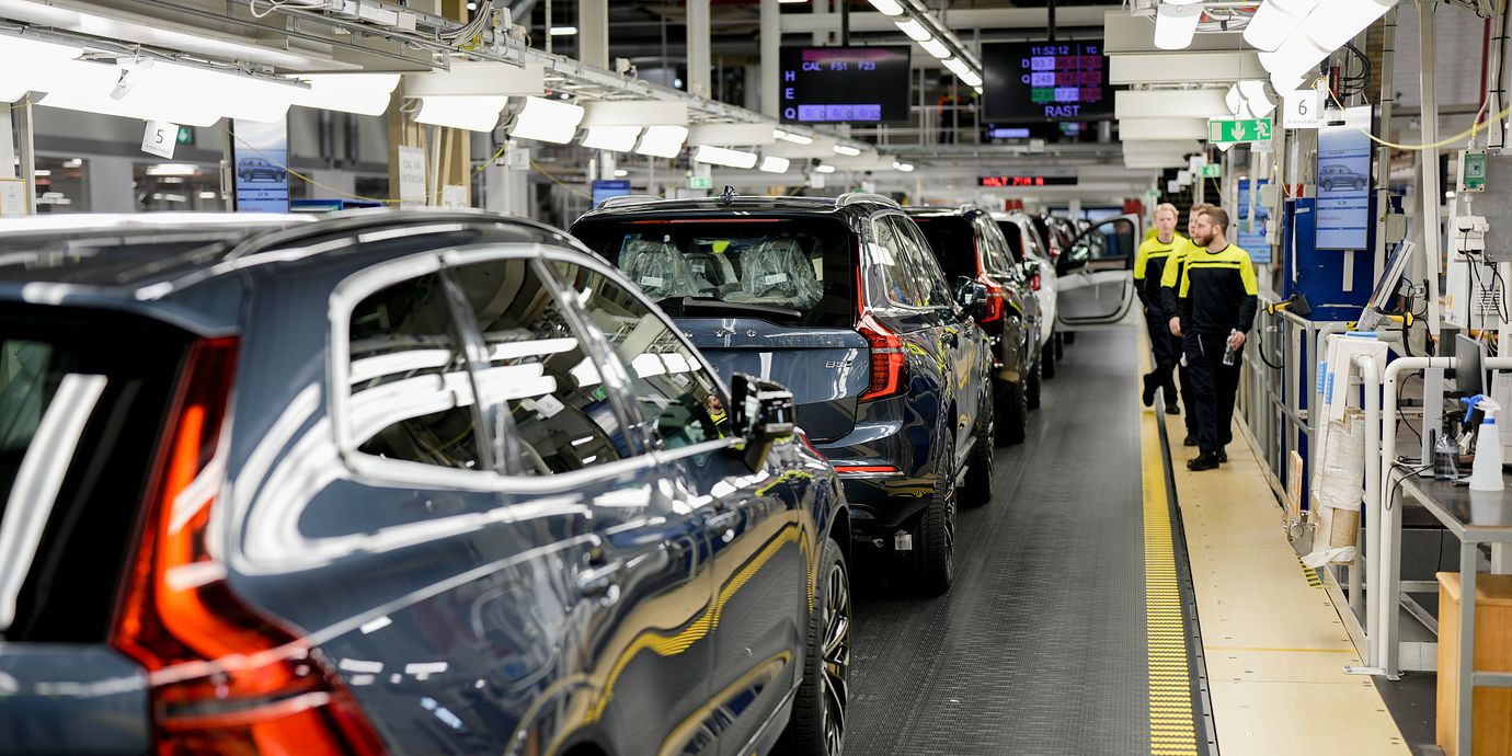 Volvo Cars fabrik i Torslanda.