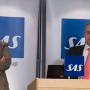 SAS finanschef Göran Jansson tillsammans med vd Rickard Gustafsson