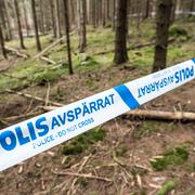 Brottsplatsen i Olofström 