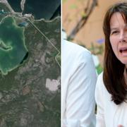 Ojnareskogen och Bästeträsk. Åsa Romson (MP)