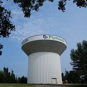 Ett vattentorn i Plymouth, Minnesota, som blev föremål för en cyberattack tidigare i veckan.