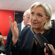 Nationella Frontens Marine Le Pen.