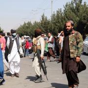 Talibaner i Kabul.