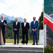 G7-pk och järnväg mellan Laos och Kina, en del av ”belt and road”