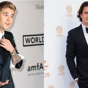 Justin Bieber och Orlando Bloom.