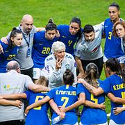Pia Sundhage 2022, då förbundskapten för det brasilianska fotbollslandslaget.
