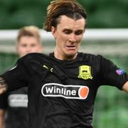 Kristoffer Olsson under segern mot grekiska Paok.