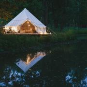 Illustrationsbild, ”glamping”, en slags lyxigare form av camping.