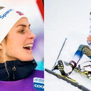 Therese Johaug och Ebba Andersson. 