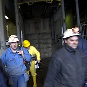 Arbetare i zinkgruva utanför Motala