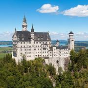 Slottet Neuschwanstein. Illustrationsbild.