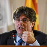 Carles Puigdemont i oktober förra året. 