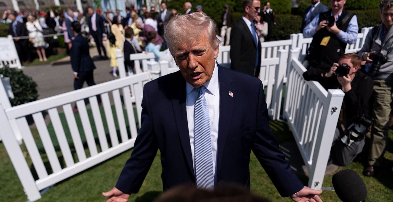 Donald Trump, arkivbild från 6 april.