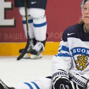 Ledsen Laine efter finalförlusten i VM.