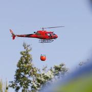 Större markbrand rasar i närheten av Arlanda. 