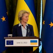 Ursula von der Leyen och Volodymyr Zelenskyj.