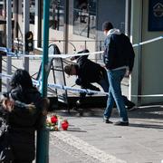 Restaurangen efter dådet på Vårväderstorget på Hisingen.