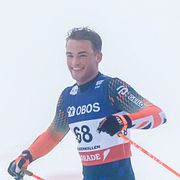 Gabriel Gledhill under loppet.