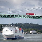 Illustrationsbild. Stena Jutlandica på väg in i Göteborgs hamn.