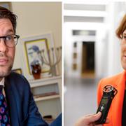 Jimmie Åkesson (SD), Anna Kinberg Batra (M).